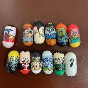 Vintage 2004 Mighty Beanz Lot Of 12 Horror Etc